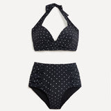 Amalfi Polka Dot High Waisted Tummy Control Bikini