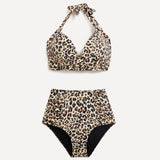 Amalfi Leopard High Waisted Tummy Control Bikini