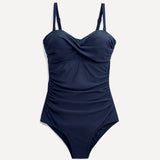 Capri Navy Tummy Control Swimsuit