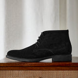 Francesco Mens Black Suede Chukka Boots