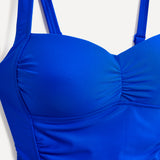 Miami Blue Ruched Tummy Control Swimsuit