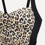 Miami Leopard Ruched Tummy Control Swimsuit