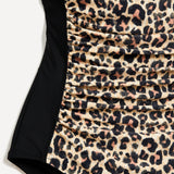 Miami Leopard Ruched Tummy Control Swimsuit