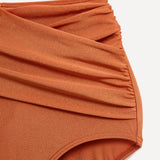Palma Rust Bandeau High Waisted Bikini