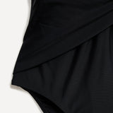 Paloma Linzi Swim Black Wrap Swimsuit