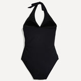 Paros Black Halterneck Swimsuit