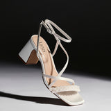 Promise Wide Fit Bridal Ivory Strappy Heels