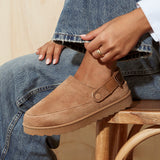Teddy Chestnut Faux Fur Clogs