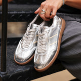 Vortex Silver Trainers