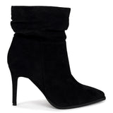 Eclipse Black Pointed Stiletto Heeled Boots