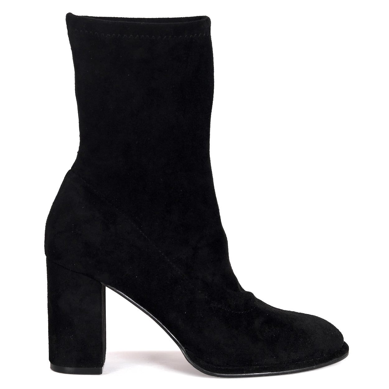 Bluebell Faux Suede Heeled Sock Boots